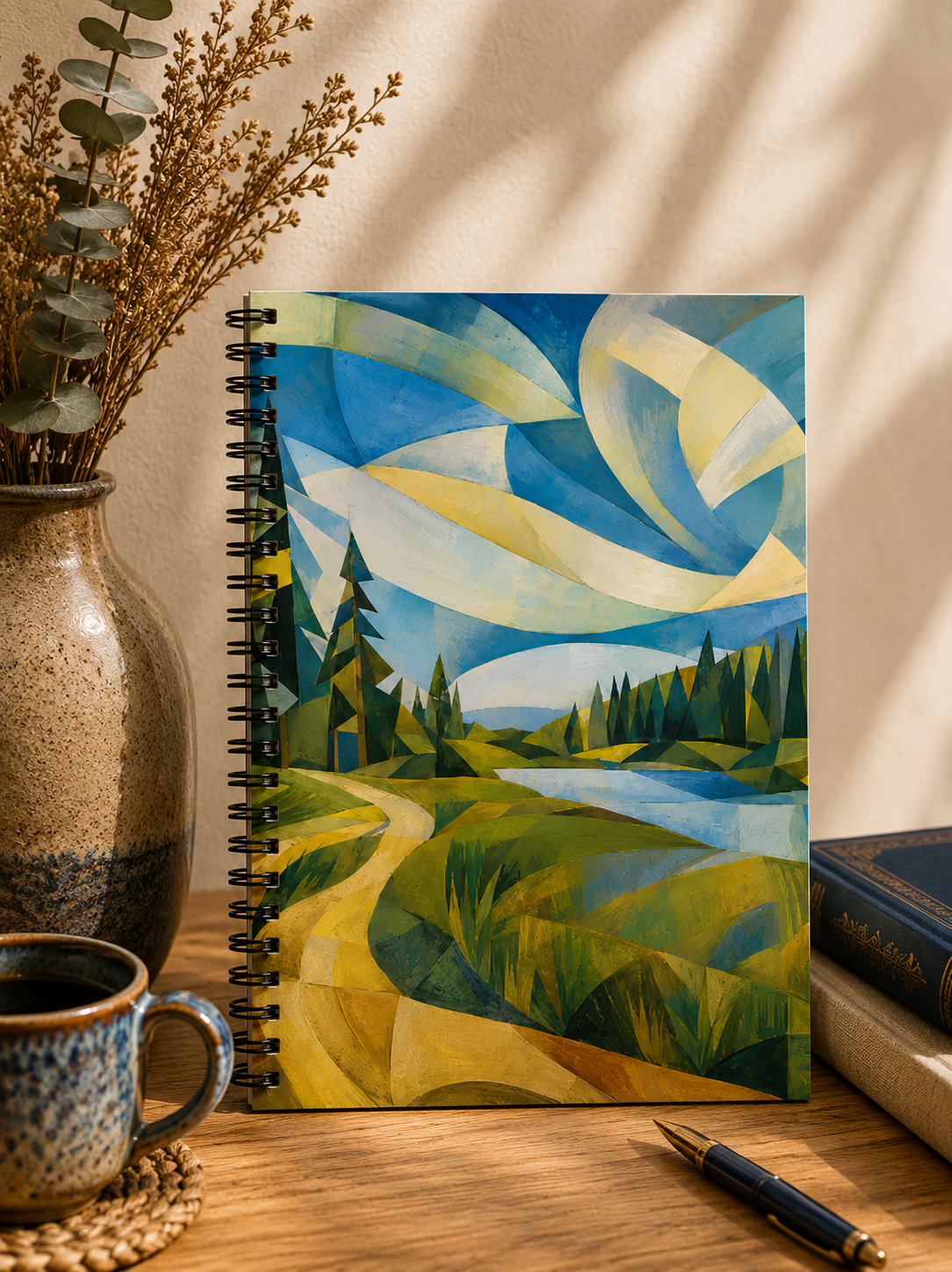 Avant-Garde Spiral Notebook | Ruled Line Journal