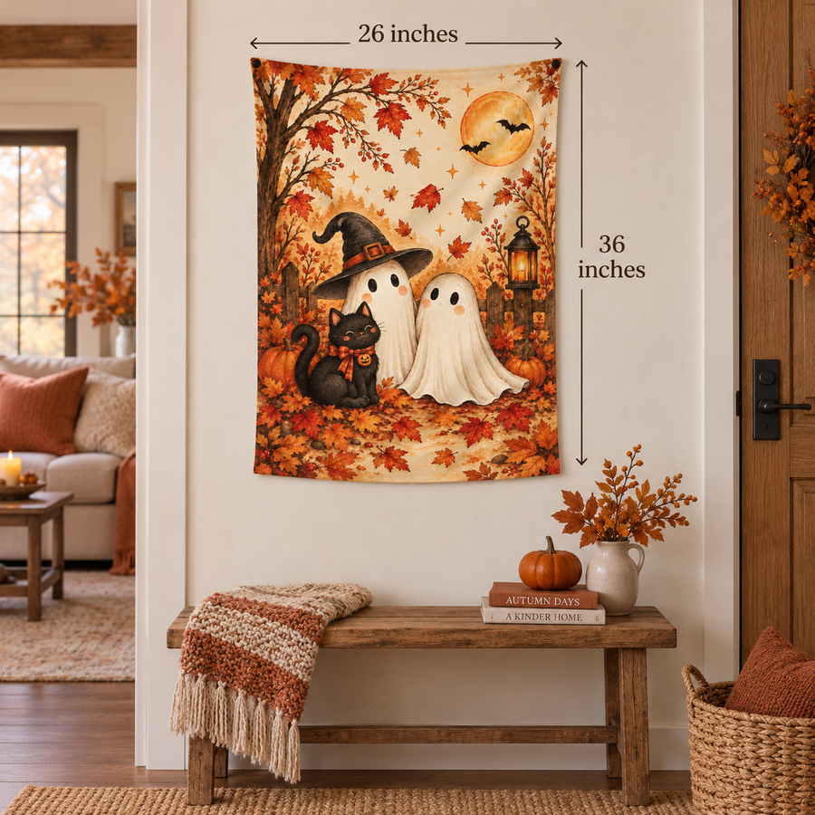 Halloween Ghost Tapestry