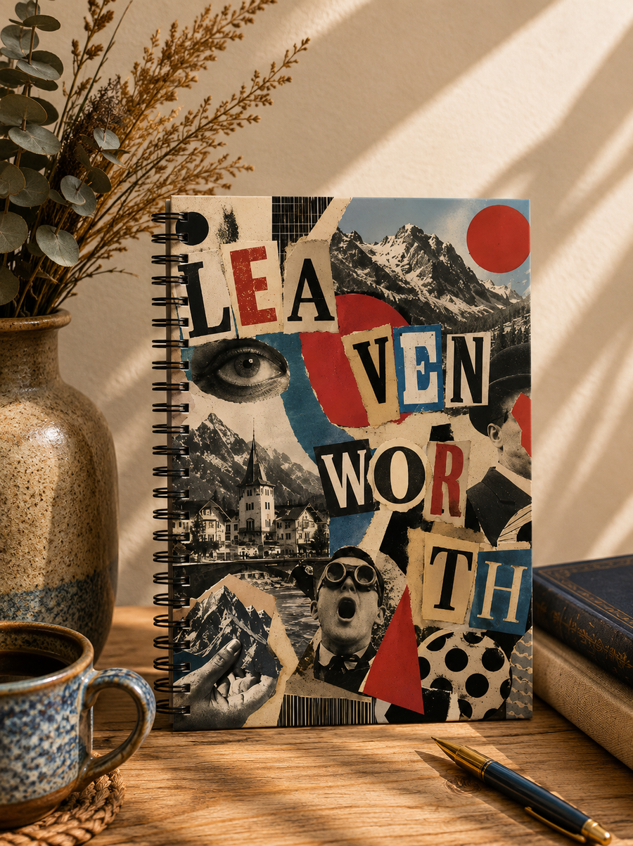 Leavenworth Dada Spiral Notebook | Ruled Line Journal