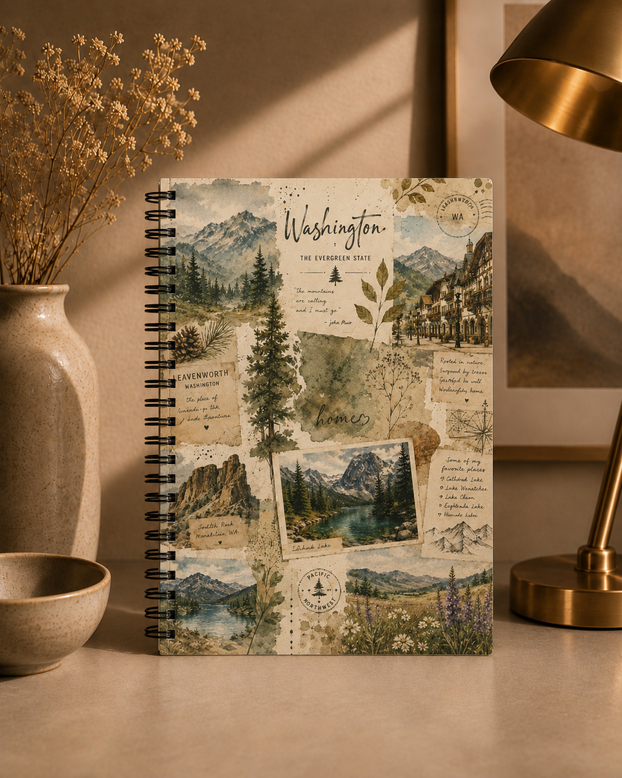 Leavenworth Washington Spiral Notebook | Ruled Line Journal